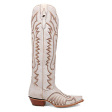 Dan Post Women's White Josie Tall Snip Toe Boots