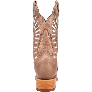 Dan Post Lacey Women’s Tan Leather Square Square Toe Western Cowboy Boot - Image 4