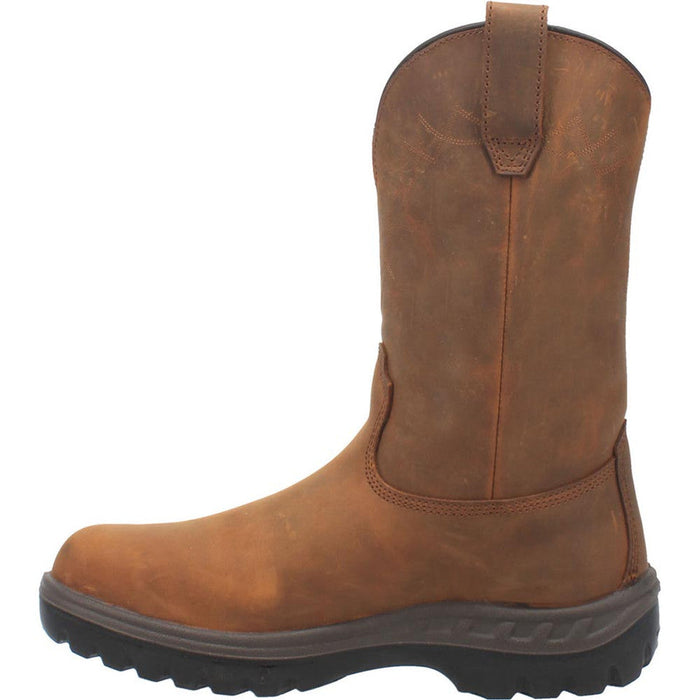 Dan Post Cummins Waterproof Tan Round Toe Leather Boot - Image 3