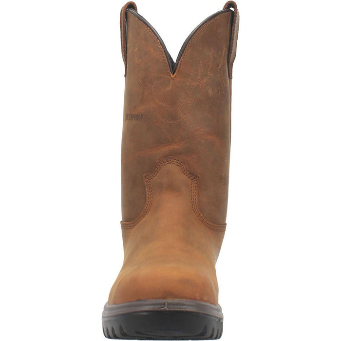 Dan Post Cummins Waterproof Tan Round Toe Leather Boot - Image 5