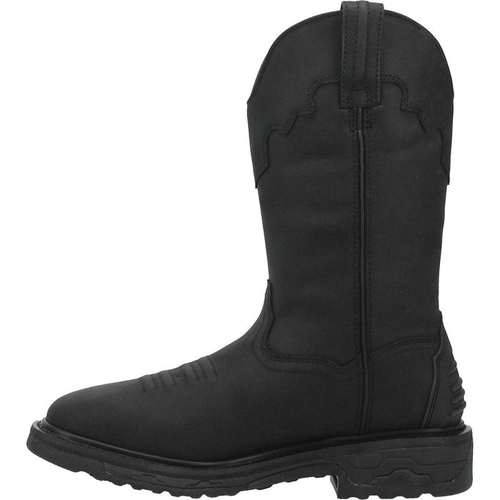 Dan Post Blayde Waterproof Black Square Toe Leather Boot - Image 3