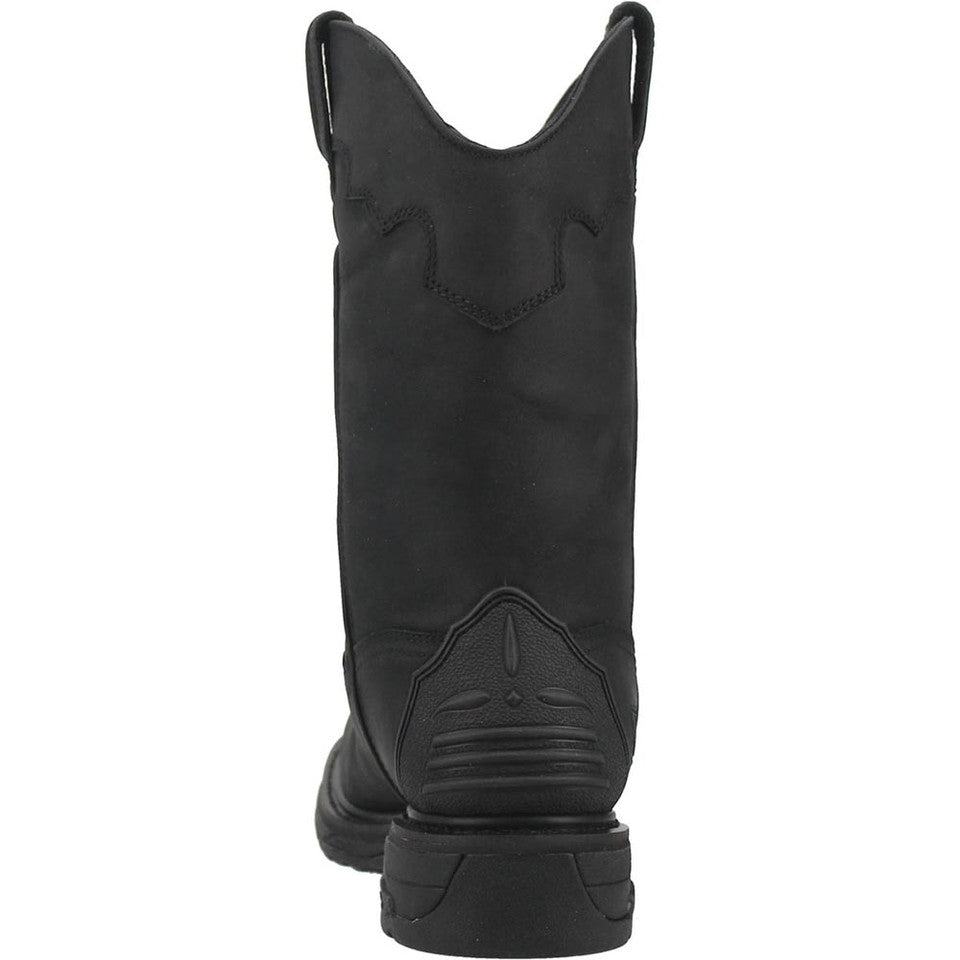 Dan Post Blayde Waterproof Black Square Toe Leather Boot - Image 4