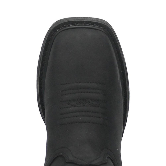 Dan Post Blayde Waterproof Black Square Toe Leather Boot - Image 6