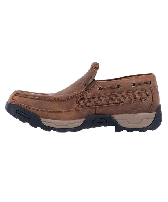 Dan Post Armstrong Steel Toe Work Shoe - Brown