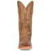 Dan Post Roman Men's Tan Leather Sleek Square Toe Western Cowboy Boots
