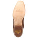 Dan Post Roman Men's Tan Leather Sleek Square Toe Western Cowboy Boots