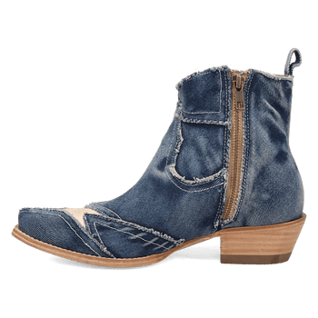 Dan Post Stardust Denim Booties - Luxury Men's Western Boots