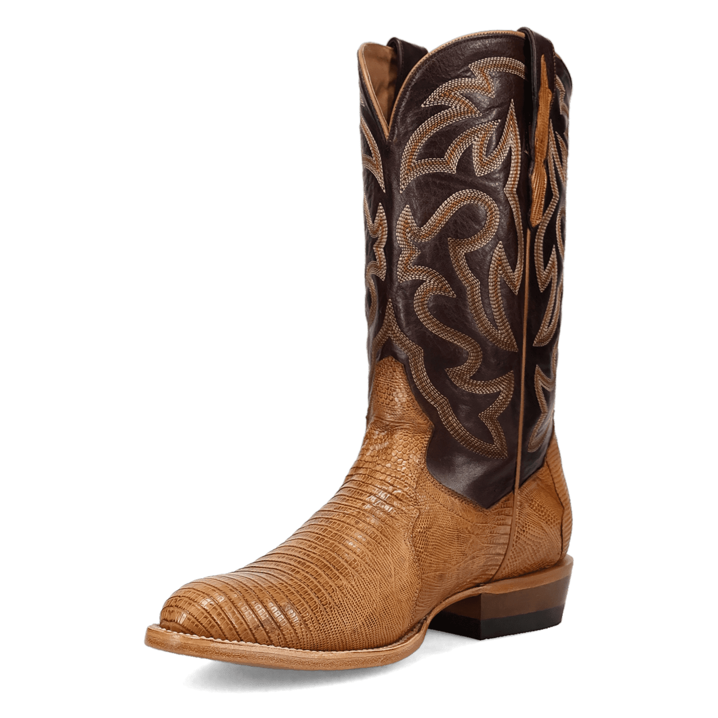 Dan Post Spurline Teju Lizard Boot - Exotic Western Style