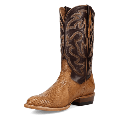Dan Post Spurline Teju Lizard Boot - Exotic Western Style