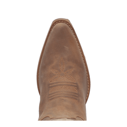 Dan Post Karmel Leather Boot - Premium Brown