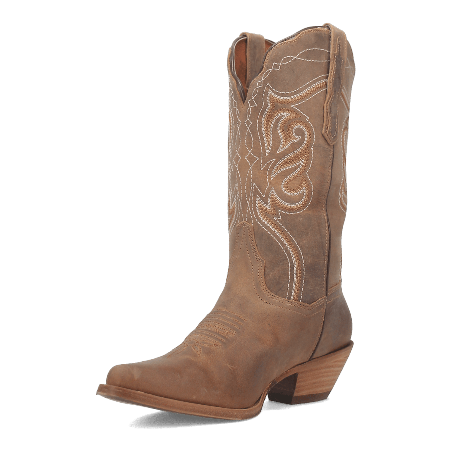 Dan Post Karmel Leather Boot - Premium Brown