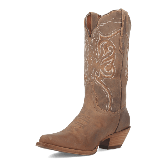 Dan Post Karmel Leather Boot - Premium Brown