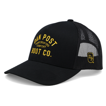 Dan Post Trucker Hat: Premium Leather Cap for Men