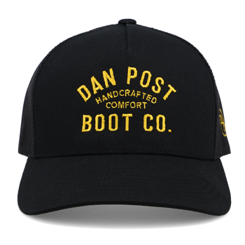 Dan Post Trucker Hat: Premium Leather Cap for Men