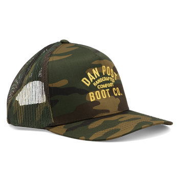 Dan Post Trucker Hat: Premium Leather Casual Cap