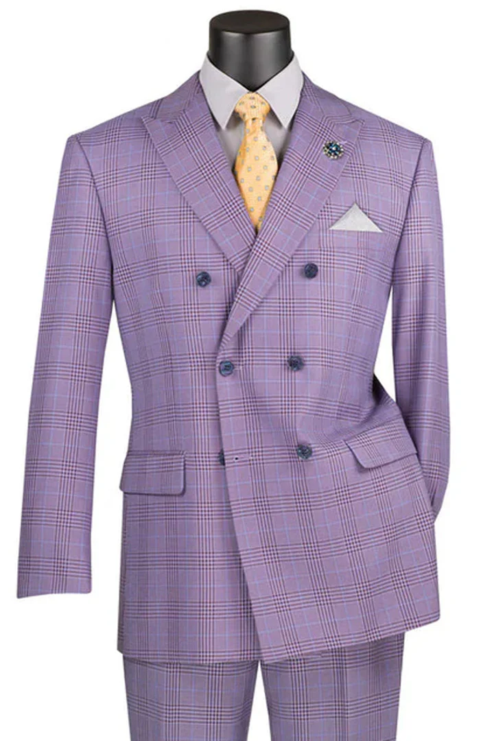 Mens Easter Suit - Jacket and Pants in Summer Color Light Purple  Light Weight Modern Fit