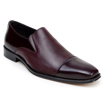 Belvedere Andreo Burgundy Alligator Luxury Shoe