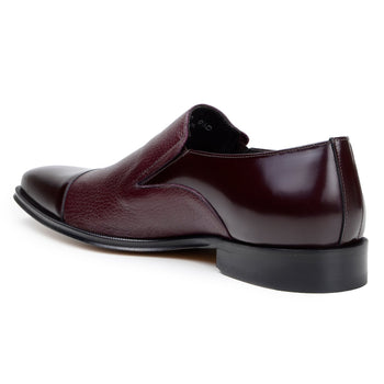Belvedere Andreo Burgundy Alligator Luxury Shoe