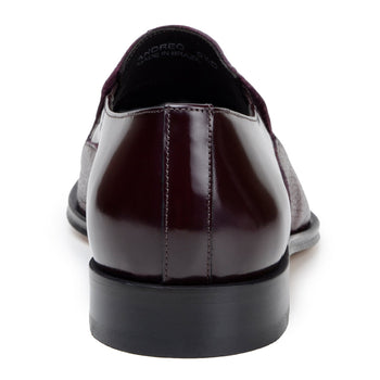 Belvedere Andreo Burgundy Alligator Luxury Shoe