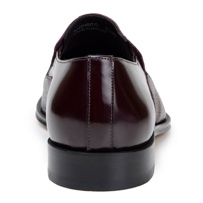 Belvedere Andreo Burgundy Alligator Luxury Shoe