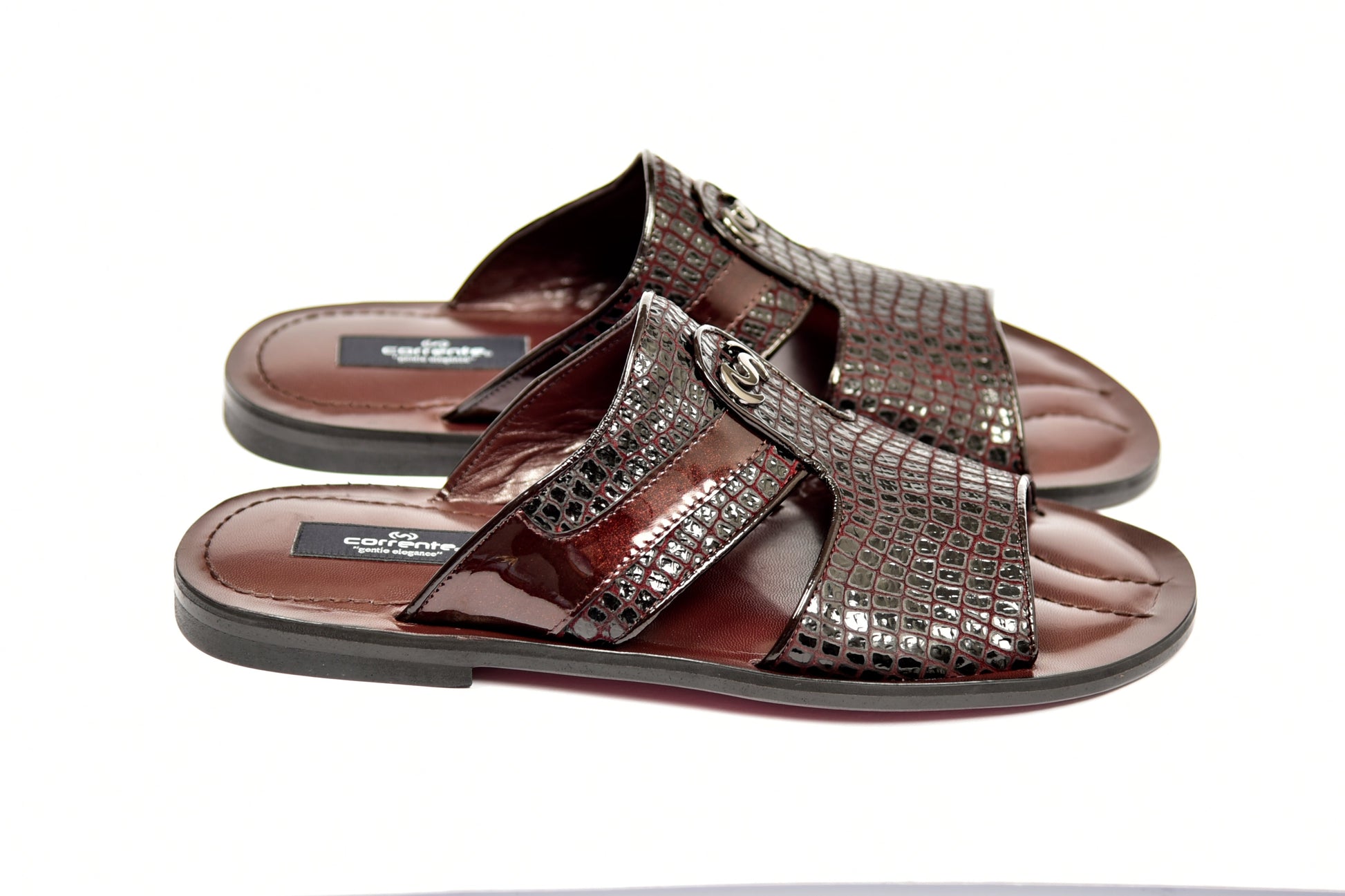 C0071-Corrente 5829 Sandal- Burgundy - Image 2