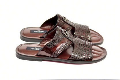 C0071-Corrente 5829 Sandal- Burgundy - Image 2