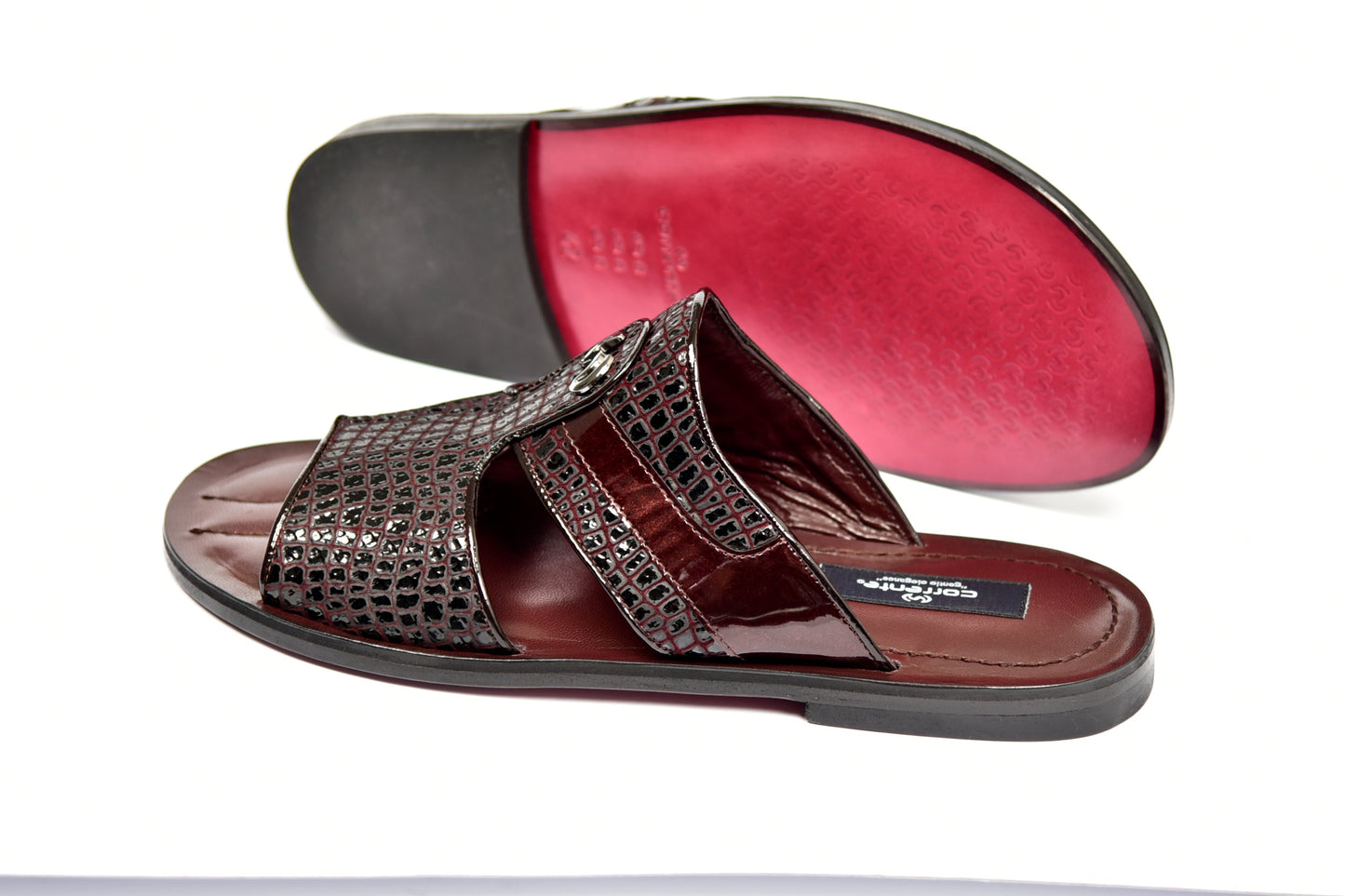 C0071-Corrente 5829 Sandal- Burgundy - Image 4