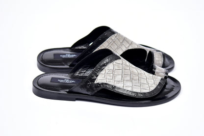 C0061-Corrente 5831 Sandal- Black-Grey - Image 2