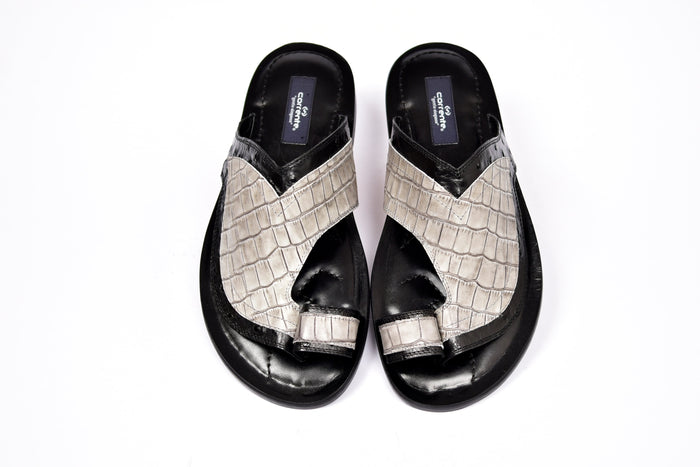 C0061-Corrente 5831 Sandal- Black-Grey - Image 4