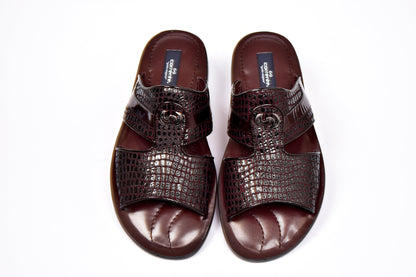 C0071-Corrente 5829 Sandal- Burgundy - Image 3