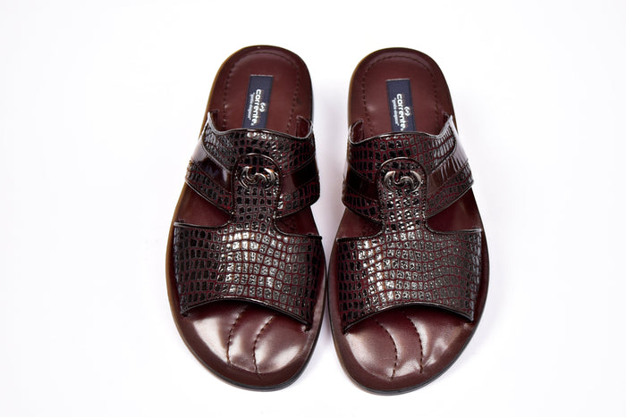 C0071-Corrente 5829 Sandal- Burgundy - Image 3