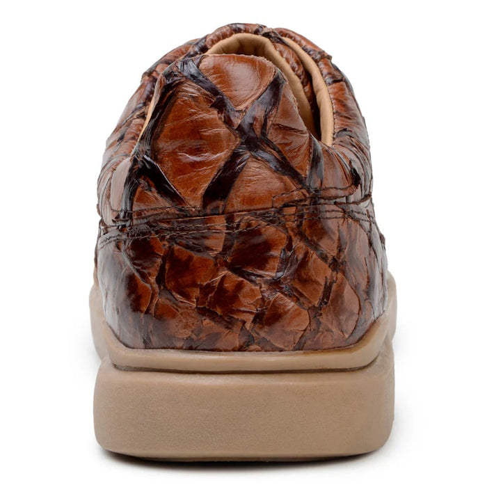 Mens Exotic Sneakers - Alligator Sneakers By Brand in Color Blue Patina - Image 11