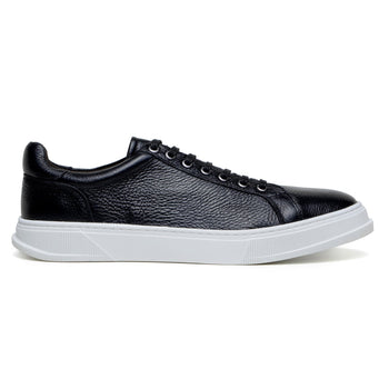 Belvedere Matteo Black Genuine Crocodile Dress Shoe