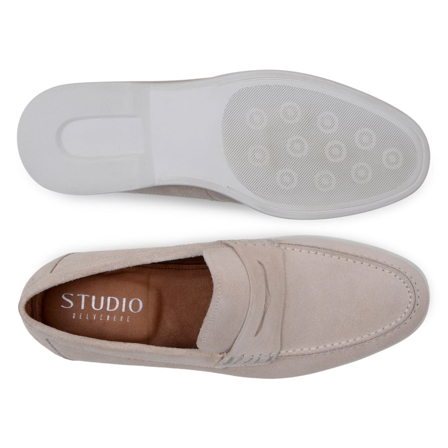 Belvedere Niko Sand Genuine Ostrich Leather Luxury Shoe