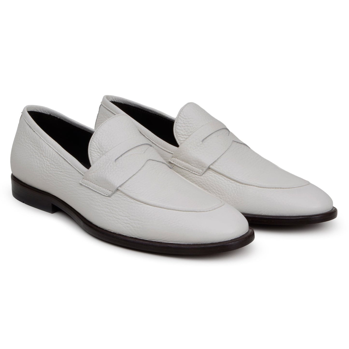 Belvedere NOHR White Leather Luxury Shoe