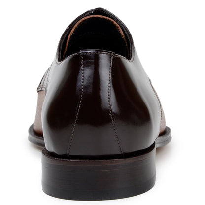Belvedere Alexander: Brown/Tan Genuine Ostrich Luxury Shoe