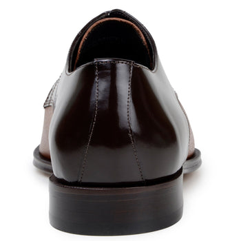 Belvedere Alexander: Brown/Tan Genuine Ostrich Luxury Shoe