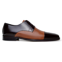 Belvedere Alexander: Brown/Tan Genuine Ostrich Luxury Shoe