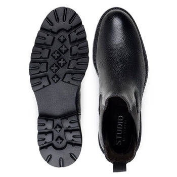 Belvedere Asher Black Genuine Crocodile Leather Oxford