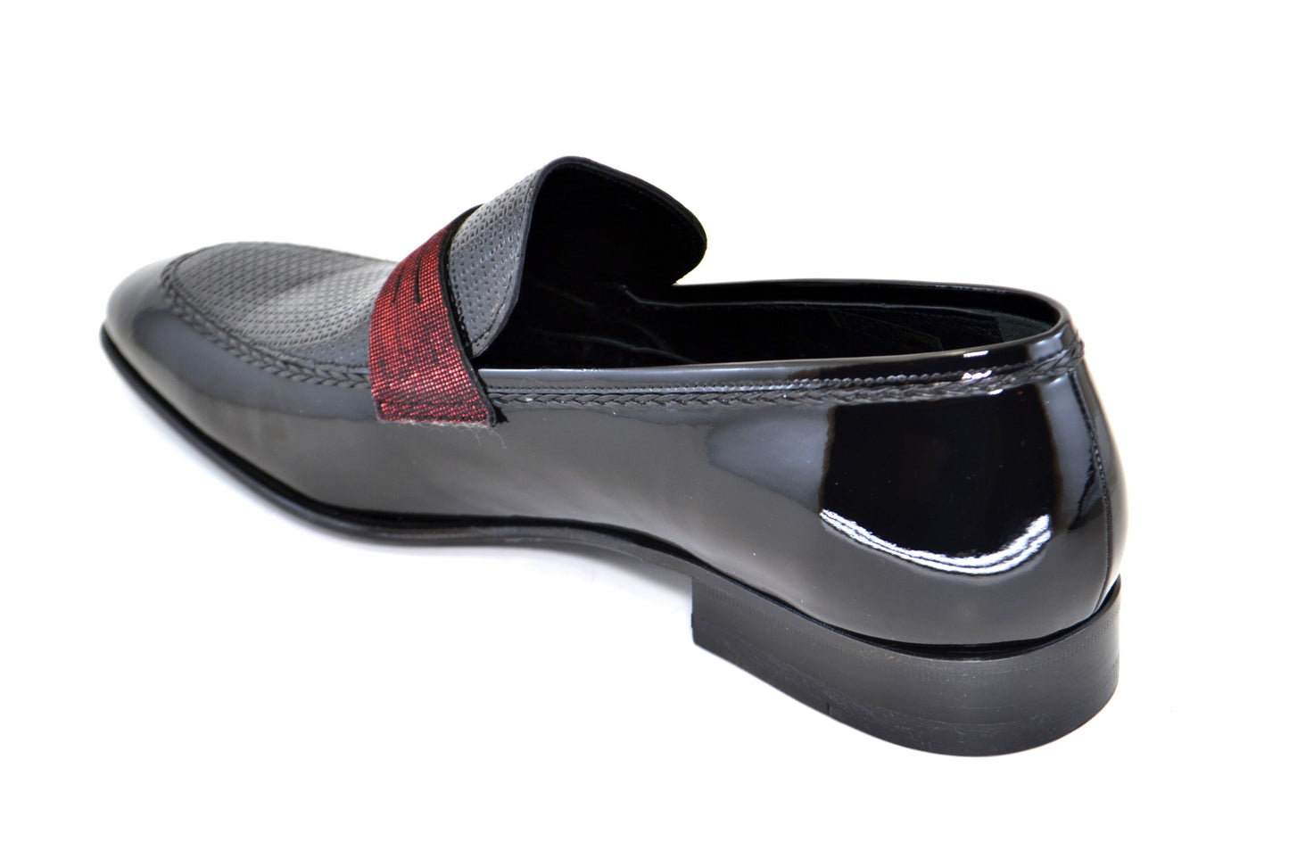 C127-3711HS- Formal - Black+Red - Image 2
