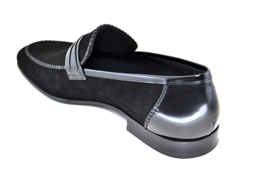 C130-3417HS- Perforated Suede- Black - Image 2