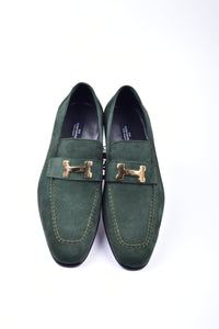 C02002-5760S H buckle Suede-Green