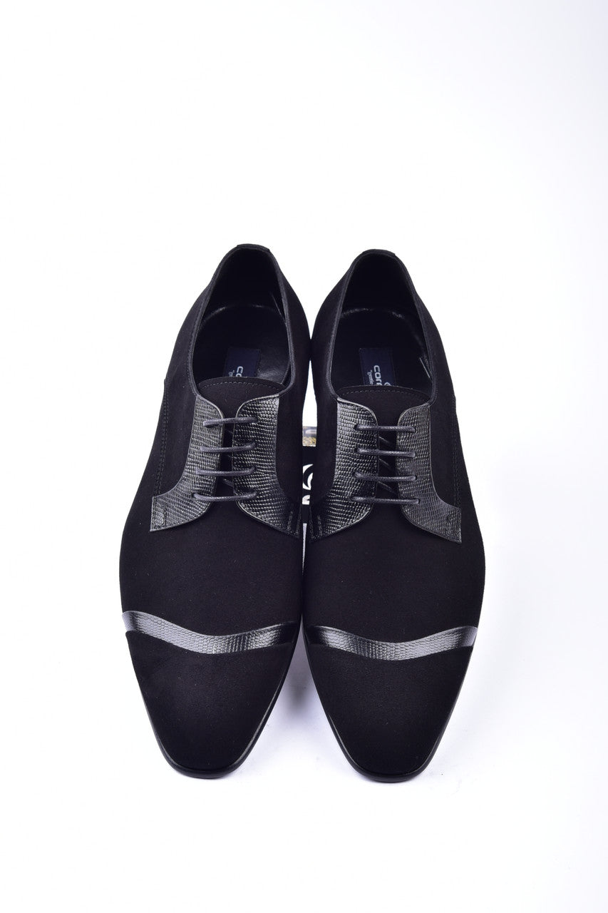 Corrente 2432 Suede Lace-Up - Black - Image 4