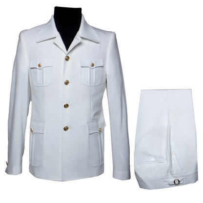 Rossi Man DUKE RM1762 Slim Fit 3-Piece White Suit – Modern Formalwear for Men