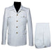 Rossi Man DUKE RM1762 Slim Fit 3-Piece White Suit – Modern Formalwear for Men