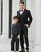 Dad And Son Black Matching  wedding outfit Suits Perfect for toddler Suit wedding attire outfits