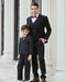 Dad And Son Black Matching  wedding outfit Suits Perfect for toddler Suit wedding attire outfits