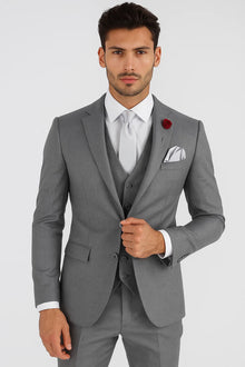 Dad And Son Two Button Gray Matching  Perfect for toddler Suit wedding  attire outfits Suits