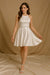 Quince Dama Dresses - Short Quinceanera Dresses in Color Ivory