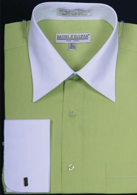 Lime Daniel Ellissa Bright Two Tone Shirt MensUSA Lime Daniel Ellissa Bright Two Tone Shirt MensUSA